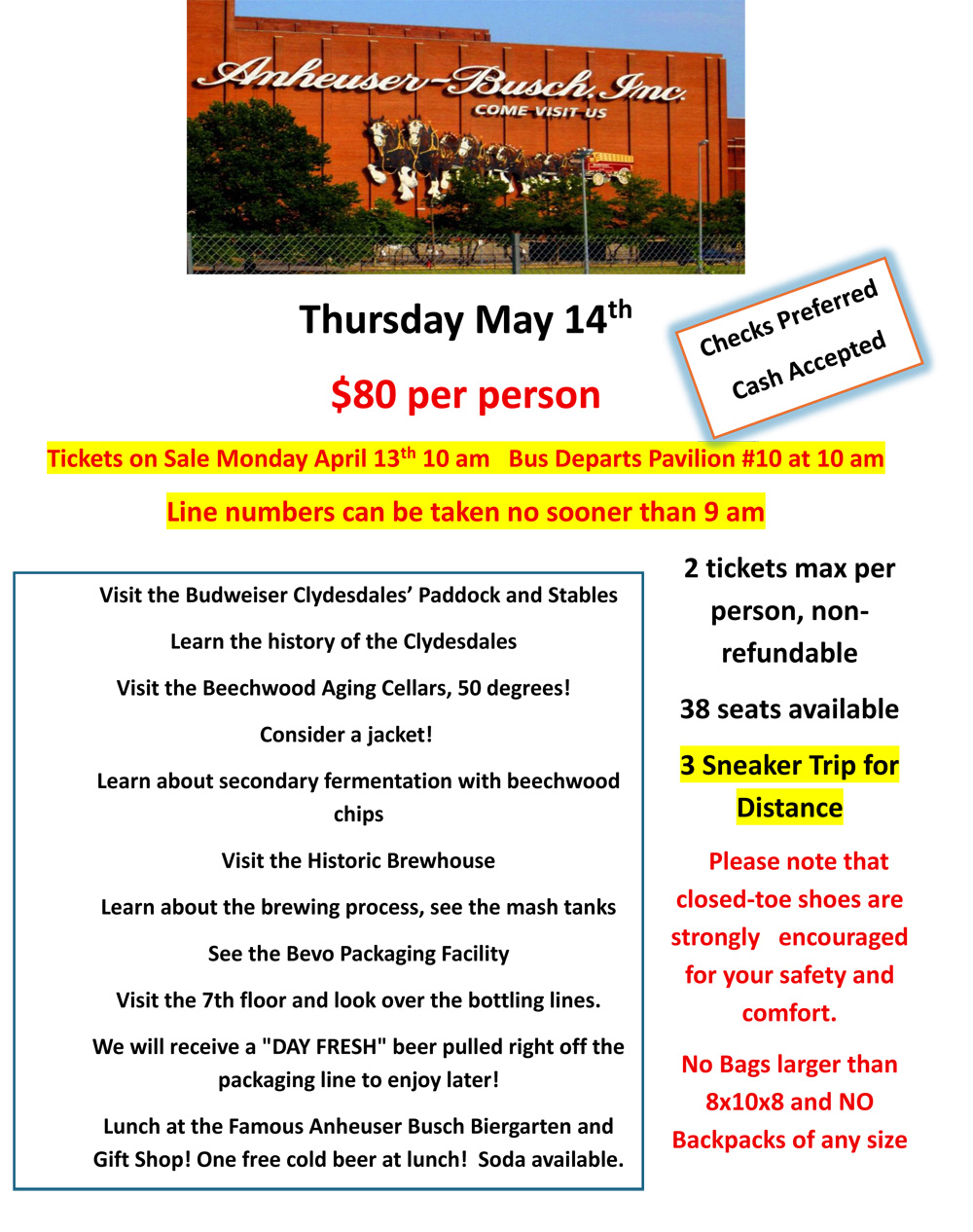 Anheuser-Busch Tour